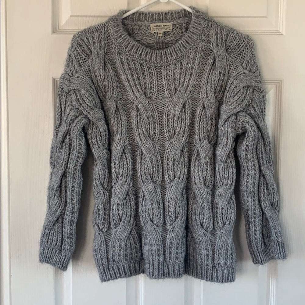 Lorenzo Magni Wool/Alpaca Knit Sweater